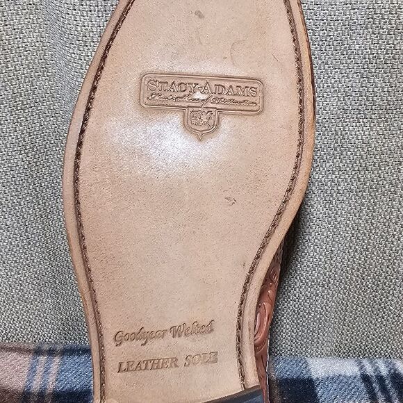 Stacy Adams Madison 2 Cognac Oxfords - Picture 11 of 13